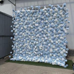 Delicate Craftsmanship <b>Artificial</b> Floral Wall Backdrop Wedding Ceremony Reception Event Decor - Product Image 4