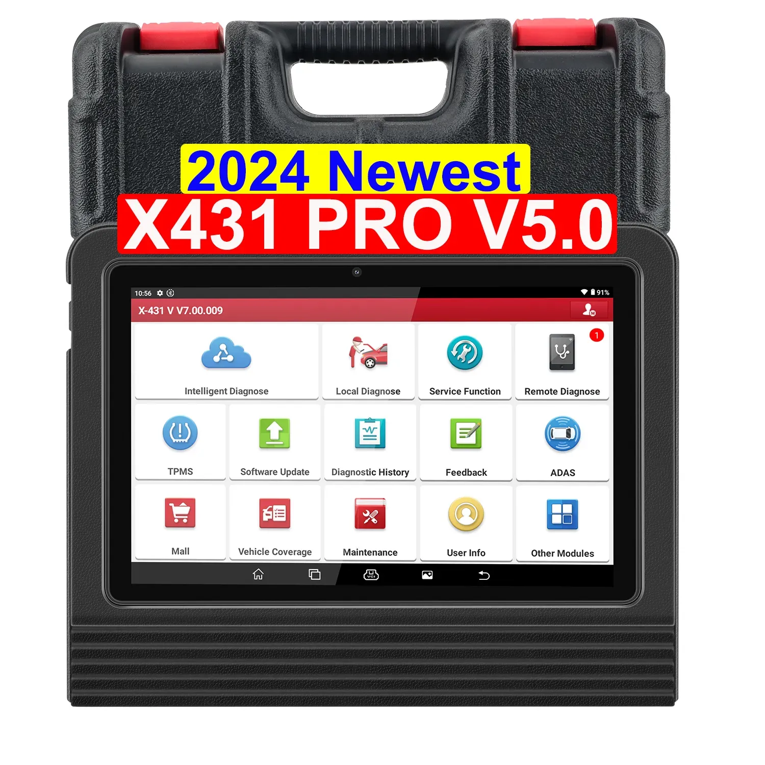2024 Global VersionเปิดตัวX43 Pro V5.0 Fullระบบเครื่องมือสแกนอัตโนมัติScanpad X-431 V 5.0 ไม่มีขีดจํากัดIP OBD2 เครื่องสแกนเนอร์การวินิจฉัยอัตโนมัติ