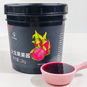 Thanh Long trái cây và đào mứt tập trung Halal chứng nhận HACCP đóng gói cho trà uống chuẩn bị toàn cầu các nhà bán lẻ - Product Image 4