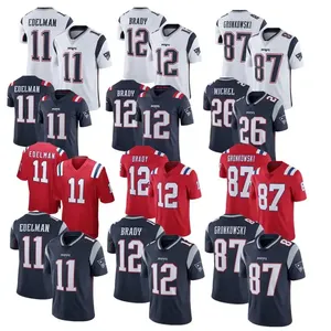 Berkonsultasi untuk catlog grosir paling populer jersey sepak bola Amerika murah bersulam 32 tim NFL