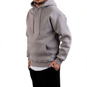 Sweat-shirt unisexe en polaire couleur unie, chaud et écologique, style streetwear décontracté, coupe régulière, respirant, avec poche - Product Image 2