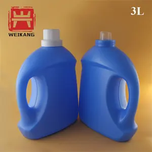 גודל מותאם אישית לוגו צבע פלסטיק 1L 2L 3L 5L נוזל ניקוי גדול בקבוקי דטרגנט כביסה