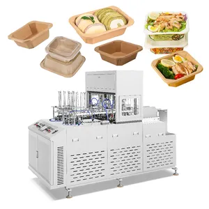 Macchina automatica per la termoformatura di scatole ottagonali per torte porta via le macchine per la produzione di scatole di cibo in carta