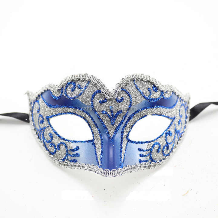 High Quality Pink Plastic Mardi Gras Wedding Mask Venetian Style Masquerade Ball Costumes for ...
