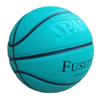 Ballon de basket tendance vert menthe taille 7 à motif personnalisé, idéal pour le streetball – Cadeau pour mon fils