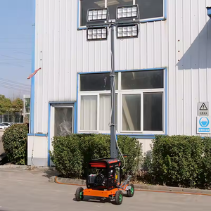 5 Meter Telescopic tháp di động ánh sáng 2x1000 Wát chiếu sáng di động tháp giá - Product Image 3