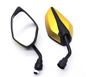 กระจกมองข้างสีสันสดใสสำหรับรถมอเตอร์ไซค์ สกู๊ตเตอร์ UTV ใช้ได้กับ JOG125 GY6 <span class=keywords><strong>125</strong></span> 150 DY100 HJ110 Forza110 Smash110 Wave 110 - Product Image 3