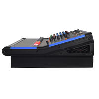 99dsp Table de Mixage Audio Numérique Amplifiée 12 Canaux, Console de Puissance Intelligente pour Électronique Grand Public