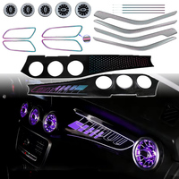 Kit d'éclairage d'ambiance actif arc-en-ciel 22 LED Autowellus RHD LHD 12V pour Benz GLA W156 CLA W117 2013-2019, éclairage de console étoilé et de bouches d'air turbo