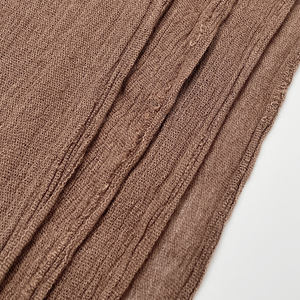 SheliaファッションソフトビスコースHijabsイスラム教徒女性カスタムレーヨンモーダルソリッドヘッドスカーフコットンタッセルショール - Product Image 4