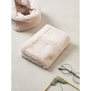 Scaldacollo Bosong Boksong lanoso scaldacollo rosa tenue per le gambe - Product Image 1