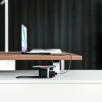 Suministro directo de fábrica Explore Workspace XFS Executive Office Escritorio en forma de L Smart Convertible Modular Extensible Metal moderno