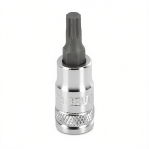Fervi <b>Socket</b> With Xzn Insert 1/4 Inch Drive Chrome Vanadium Steel - Product Image 2