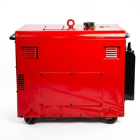 Générateur diesel refroidi par air Senci 5kw 6kw, démarrage électrique, silencieux, monocylindre avec système AVR