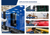 Revêtement liquide émaillé alkyde plat WOLONG, couche de finition résistante aux intempéries et antirouille pour structures en acier, machines et surfaces en bois