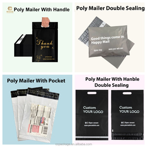 Bolsas de Papel para Envíos con Estampado Dorado Autosellables Personalizadas, Sobres Rojos para Dinero, Sobres para Efectivo para Invitaciones de Boda, Envío Directo de Ropa - Product Image 4