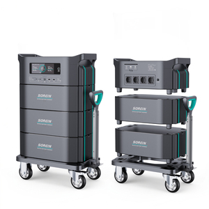 แบตเตอรี่ SOREIN 3Kw LiFePO4 แบบขยายได้สำหรับสำรองไฟบ้าน สำหรับเครื่องกำเนิดไฟฟ้าพลังงานแสงอาทิตย์ RV พร้อมกำลังไฟสูงสุด 7KW - Product Image 1