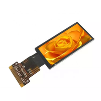 Layar OLED kecil 0,96 inci (0,96") resolusi 64x128, antarmuka paralel/4-kawat SPI, QG-6428HDDAG01