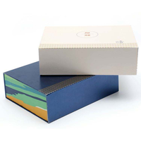 Individuell Bedruckte Farbige Karton-Faltbox mit Magnetverschluss Luxuriöse Buchförmige Starre Papierbox