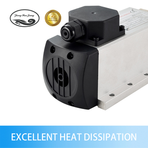 High Quality Square ER20 4 Bearings 2.2KW Air Cooled CNC Spindle Motor VFD Kit Router <b>Engraving</b> <b>Machine</b> Drilling BT30 Nose - Product Image 4