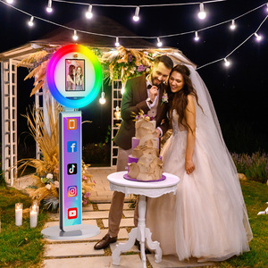 Flat Panel Photo Booth For Wedding Parties Selfie Photography Instant Print Touchscreen Wi-Fi Aluminum Alloy 3-4 People Capacity - Product Image 1