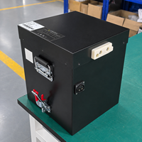 Motor Listrik Bertenaga Tinggi 76.8V 60Ah Baterai LiFePO4 2000 Siklus Pengosongan 2C Dibangun dengan Paket Sel 3.2V 30Ah