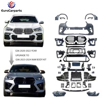 2020-2022 X6 G06 Bodykit Facelift Upgrade a 2024 F96 LCI Parachoques delantero Faro Guardabarros delanteros para X6M Car Body Kits