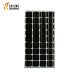 Venda quente preto 75W 6V/9V meia célula PV módulo mono painel solar