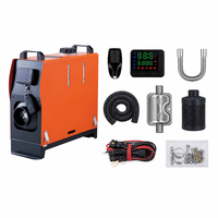 Chauffage de stationnement diesel vertical KAIDA KD-L-D1 12V/24V 8KW avec réservoir de carburant intégré de 5L et écran LCD à distance pour bus et bateau - Adaptation universelle