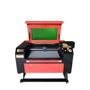 6090 1390 80w 100w MDF Textile mousse cuir acrylique tissu bois Lazer Cutter CNC Co2 Laser découpe gravure Machine