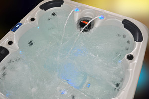 Baignoire <span class=keywords><strong>Jacuzzi</strong></span> Rectangulaire de Luxe en Acrylique pour 2 Personnes, Bain à Remous Autoportant avec Massage, pour Intérieur, Hôtel, Spa Extérieur - Product Image 4