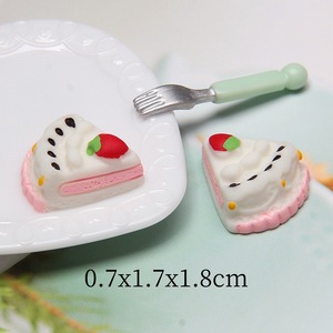 Accesorios de resina al por mayor de alta calidad sándwich crema pastel triángulo Arco Iris pastel DIY teléfono móvil Material de la Caja - Product Image 6