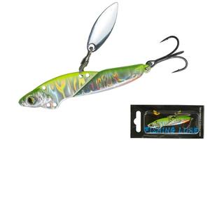 Cuillère vibrante 3D en métal 8g 16g 21g pour la pêche en rivière et en lac de morue, bar, truite, perche, saumon, marlin - Product Image 4