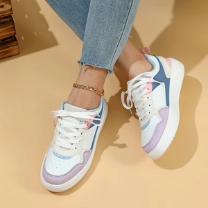 Chaussures de sport compensées pour femme, style tennis et basketball, avec plateforme, pour augmenter la taille - Product Image 4