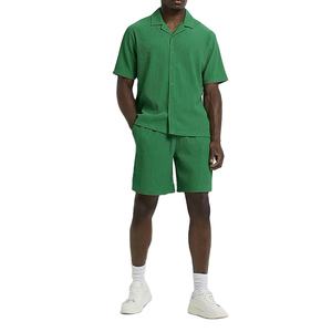 <span class=keywords><strong>Ensemble</strong></span> deux pièces pour hommes, chemises à manches courtes et <span class=keywords><strong>ensemble</strong></span> short de haute qualité pour l'été - Product Image 1