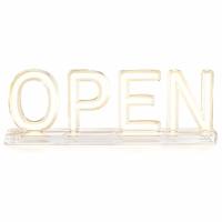 Enseigne LED personnalisée en acrylique, présentoirs lumineux en acrylique transparent, boîte lumineuse en acrylique pour vitrine de magasin et décoration de commerce de détail