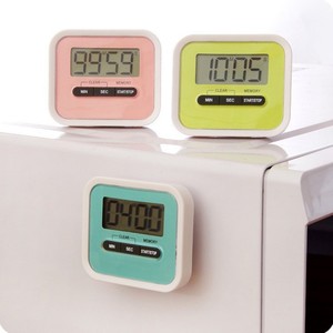 Mini LCD conto alla rovescia <span class=keywords><strong>Timer</strong></span> magnetico di plastica da cucina <span class=keywords><strong>Timer</strong></span> di cottura impostato promemoria orario - Product Image 1