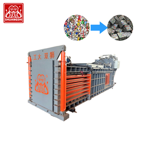 Presse à balles automatique rectangulaire pour déchets agricoles, foin, paille, copeaux <span class=keywords><strong>de</strong></span> noix <span class=keywords><strong>de</strong></span> coco et herbe, capacité 40 tonnes, <span class=keywords><strong>prix</strong></span> Chine - Product Image 1