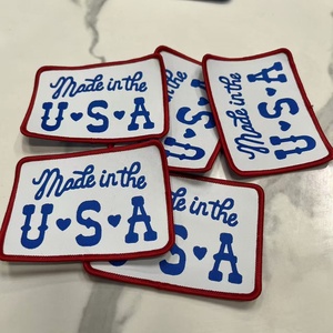 Zd Bán Buôn Chất Lượng Cao Made Trong USA Dệt Sắt Trên Phù Hiệu <span class=keywords><strong>2025</strong></span> Hot Con Dấu Dệt Vá Cho Snapback Hat - Product Image 2