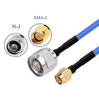 Cable Coaxial Semiflexible RG402 Personalizado, SMA Macho a N Macho, Ensamblaje de Jumper RF de Baja Pérdida para Antena de Microondas y Radioaficionados