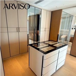 Armarios Empotrados Modernos y Personalizados <span class=keywords><strong>con</strong></span> Iluminación LED, Ideales para Dormitorios, Villas, Apartamentos y Casas Grandes, Completos <span class=keywords><strong>con</strong></span> Espejos - Product Image 4