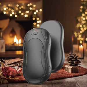 Chauffe-mains magnétiques USB portables 6000mAh rechargeables avec chauffage rapide et thermostat réglable pour utilisation en extérieur - Cadeau de Noël - Product Image 1