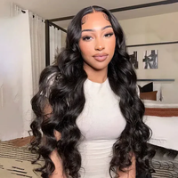 Lots de Cheveux Humains Vierges Brésiliens à Marque Privée, Double Trame, Cheveux Bruts Vierges de Luxe, Cuticules Alignées, Ondulation Naturelle