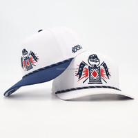 Gorra Clásica Original de 5/6/7 Paneles, 100% Algodón, Cómoda y Transpirable, con Detalle de Cuerda, Dos Tonos, Cierre a Presión