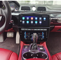 Tulis Dual IPS Touch Screen Cockpit untuk Maserati GranTurismo GT GC 2007-2017 Android 13 Head Unit Panel Kontrol AC
