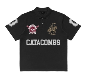 <span class=keywords><strong>Polo</strong></span> da uomo con <span class=keywords><strong>maniche</strong></span> <span class=keywords><strong>corte</strong></span> nere di alta qualità - Product Image 2