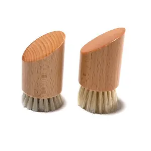 Angled Standing Wood Cleaning Brush Face Brush