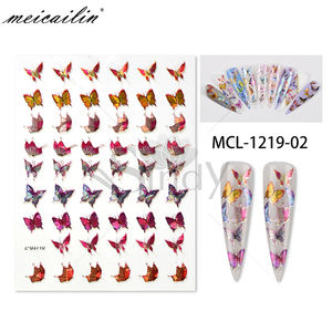 2020 18 tipos de pegatinas adhesivas holográficas de mariposa <span class=keywords><strong>para</strong></span> <span class=keywords><strong>uñas</strong></span> - Product Image 6