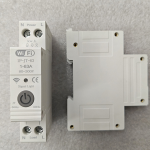 Disjoncteur intelligent TUYA WIFI avec protection de comptage 63A, contrôle à distance, protection contre les surintensités et les surtensions, compteur Kwh, <span class=keywords><strong>relais</strong></span> temporisé - Product Image 1