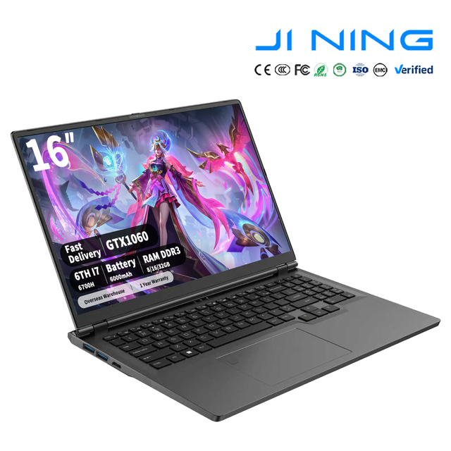 2026 Factory New Business Gaming Laptop 16" Inch Intel Core I7 6700H GTX 1060 6GB 1920x1200 Resolution 1TB SSD UK Windows 11